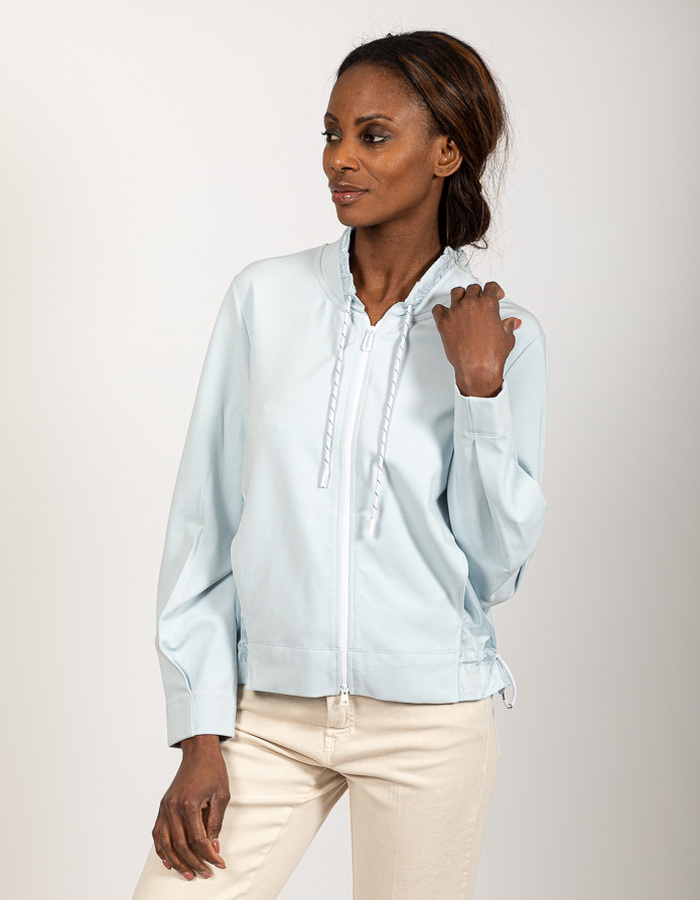 Marccain lange mouw gilet blauw