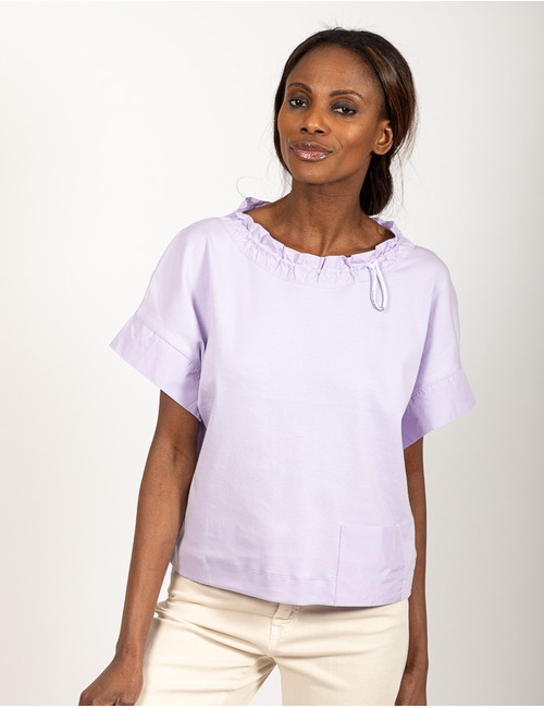Marccain t-shirt korte mouw paars