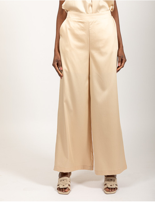 Aimee The Label geklede broek beige