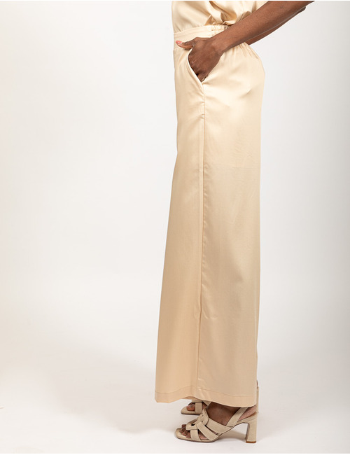 Aimee The Label geklede broek beige