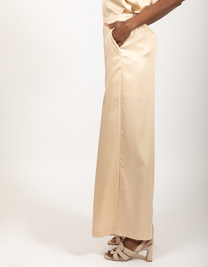 Aimee The Label geklede broek beige