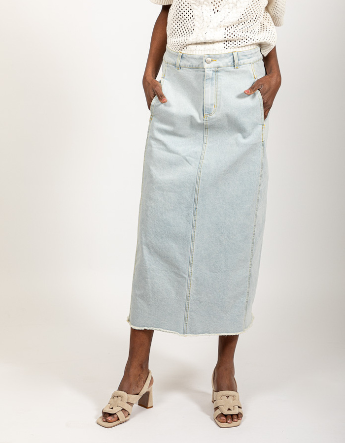 Aimee The Label midi rok jeans