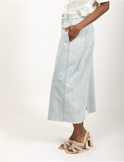 Aimee The Label midi rok jeans