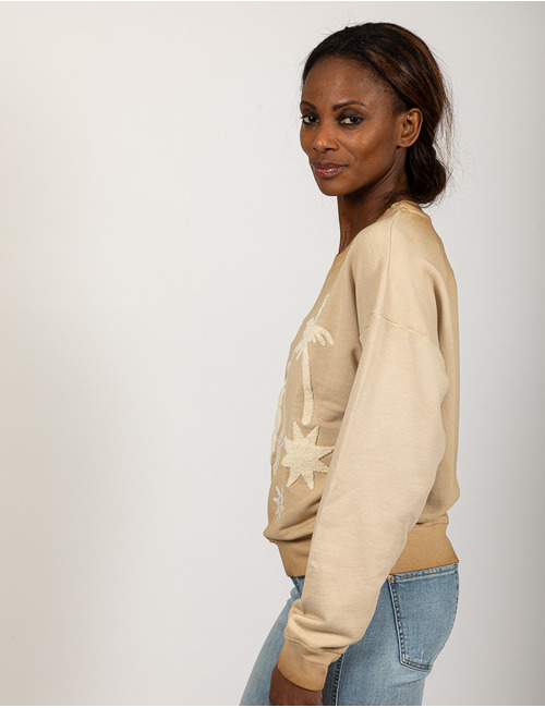 Grace lange mouw sweater beige
