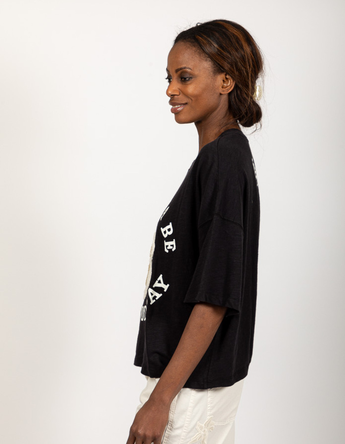 Grace t-shirt korte mouw zwart