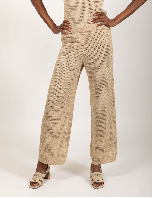 Grace geklede broek goud