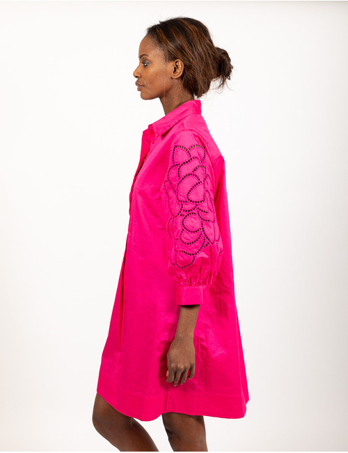Senso kort kleed fuschia