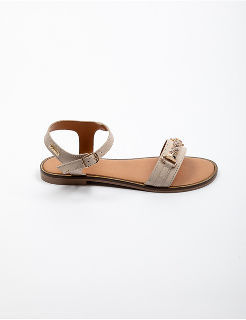 Scapa Dames platte sandalen ecru