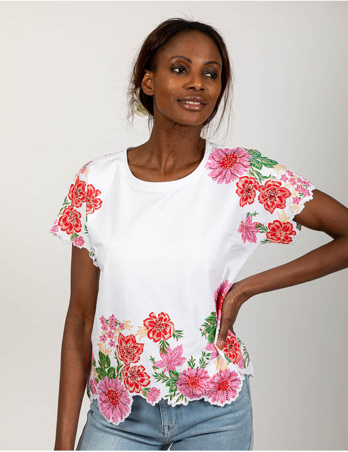 Leo & Ugo t-shirt wit