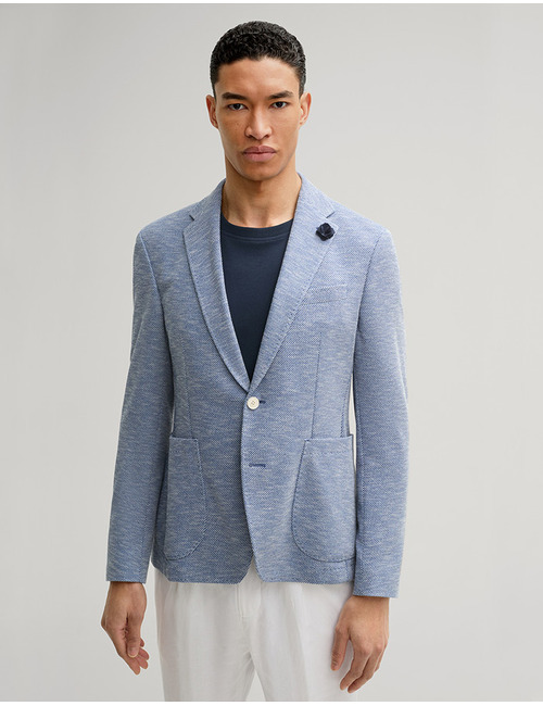 Slim Fit Hoverest Jacket – Blue Marl  