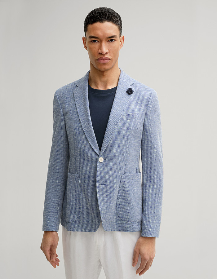 Slim Fit Hoverest Jacket – Blue Marl  