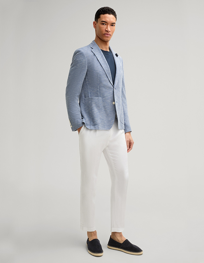 Slim Fit Hoverest Jacket – Blue Marl  