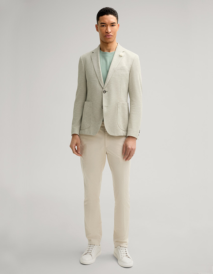 Slim Fit Hoverest Jacket – Beige Melange  