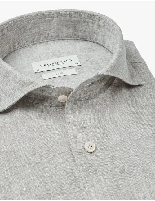 Groen Linnen Overhemd – Slim Fit  