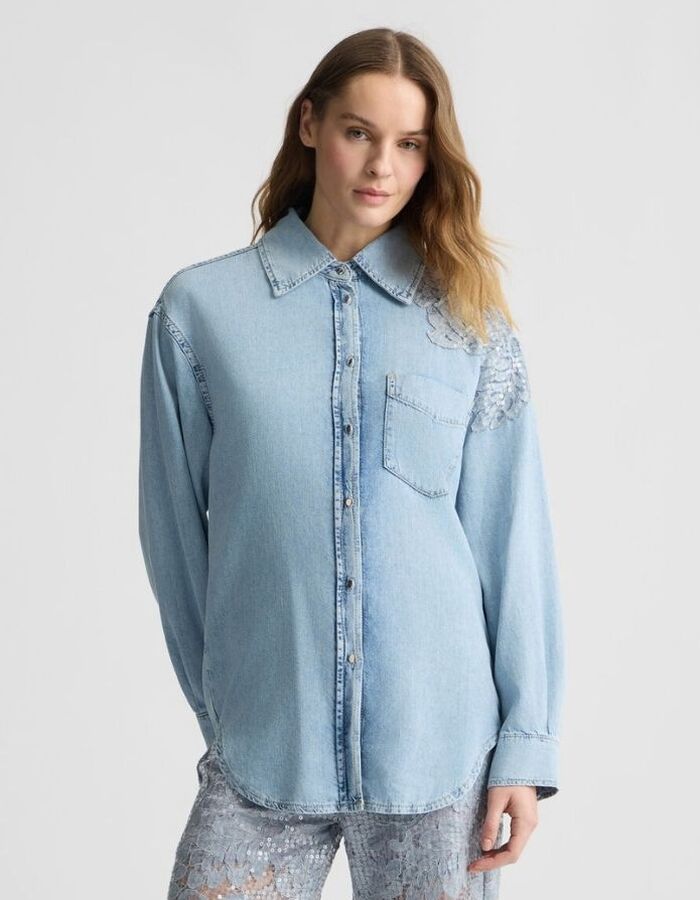 Liu Jo lange mouw bloes jeans