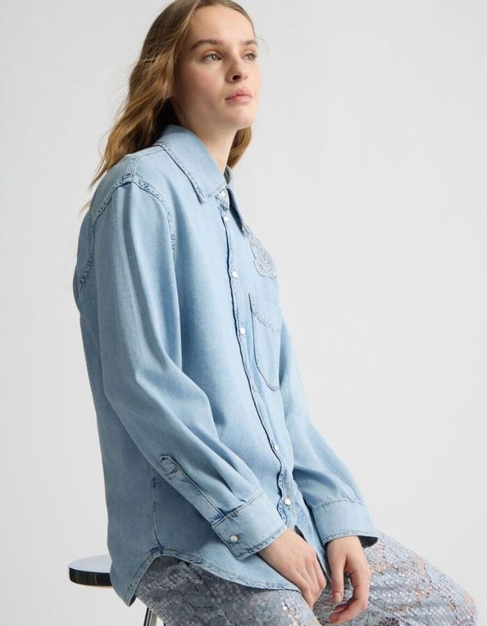 Liu Jo lange mouw bloes jeans