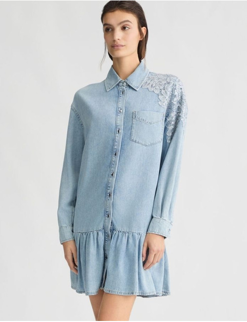 Liu Jo kort kleed jeans