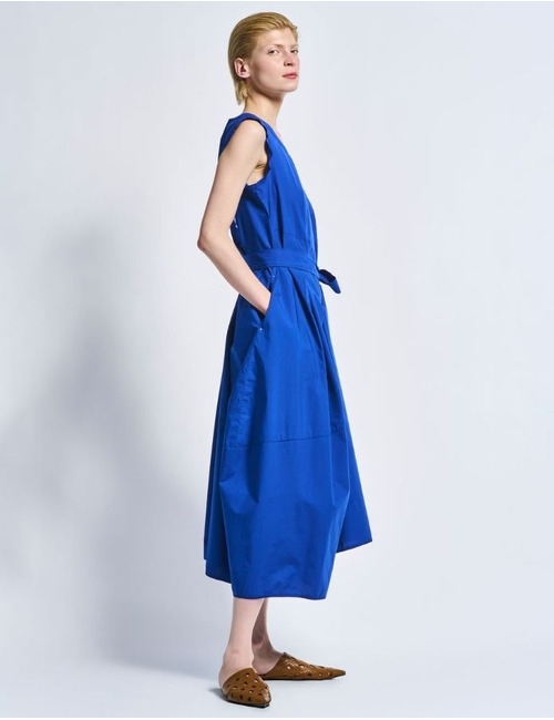 High midi kleed kobaltblauw