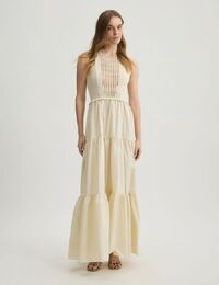 Liu Jo lang kleed beige