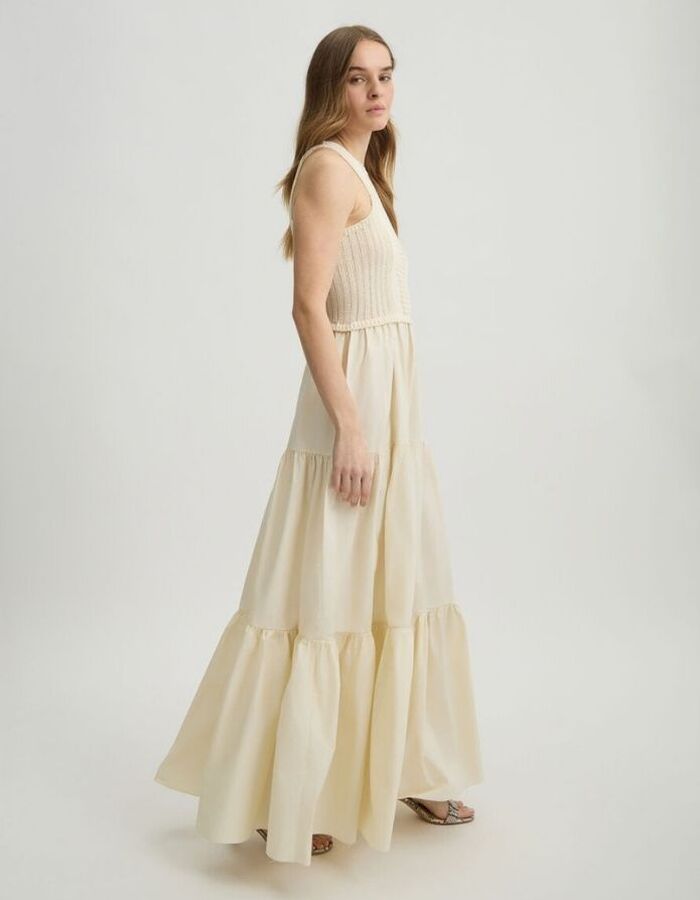 Liu Jo lang kleed beige