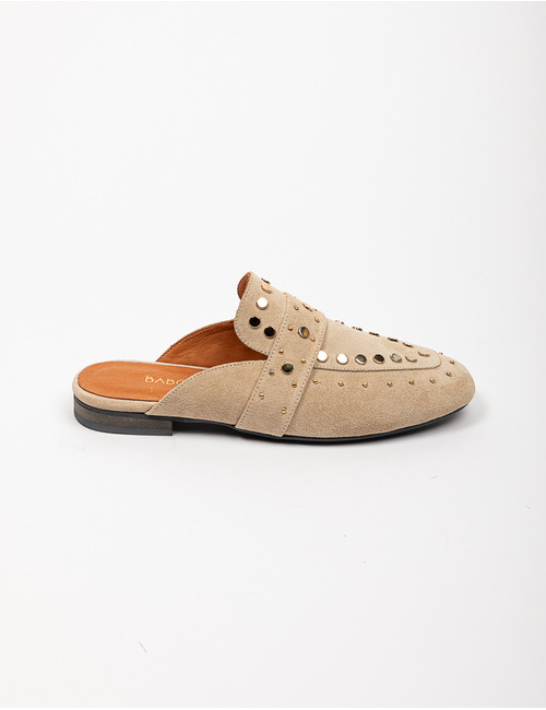 Babouche mocassin beige