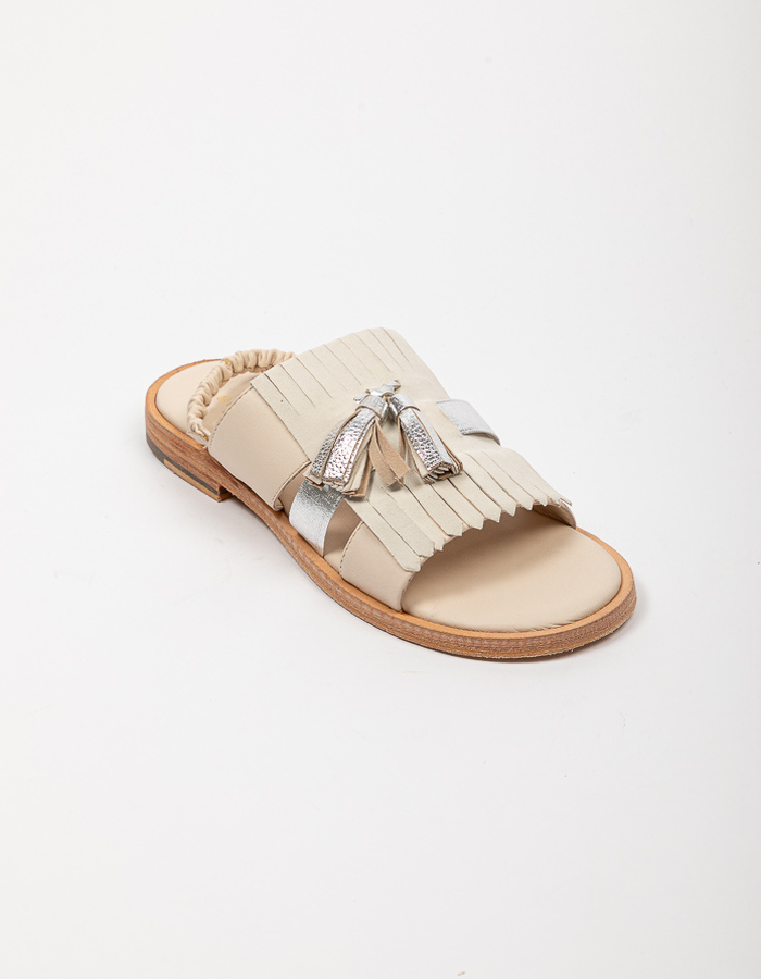 Crickit platte sandalen wit