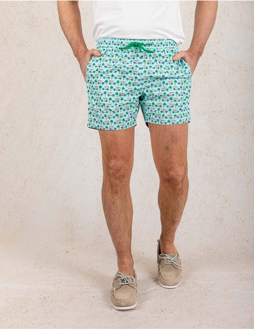 Mc2 Saint Barth zwemshort blauw