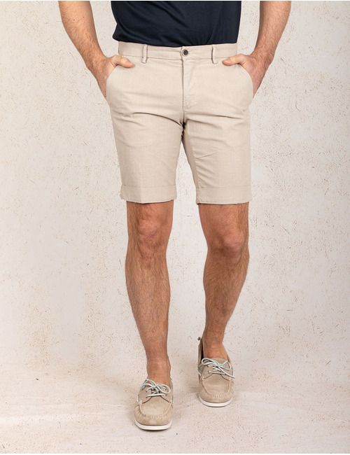 Mason's slim fit bermuda beige