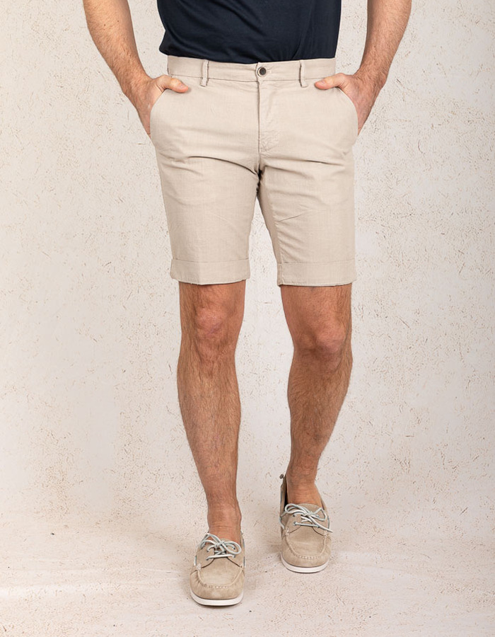 Mason's slim fit bermuda beige