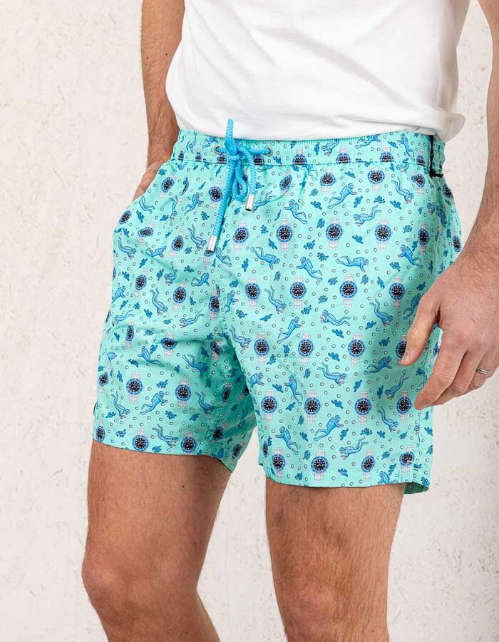 Mc2 Saint Barth zwemshort blauw