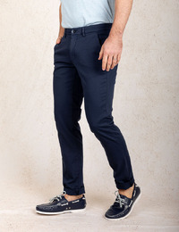 Mason's slim fit broek blauw