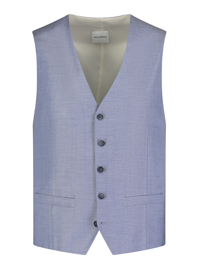 Slim Fit 4016 kostuum Gilet - lichblauw