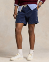 6-inch corduroy short met trekkoord – boston navy