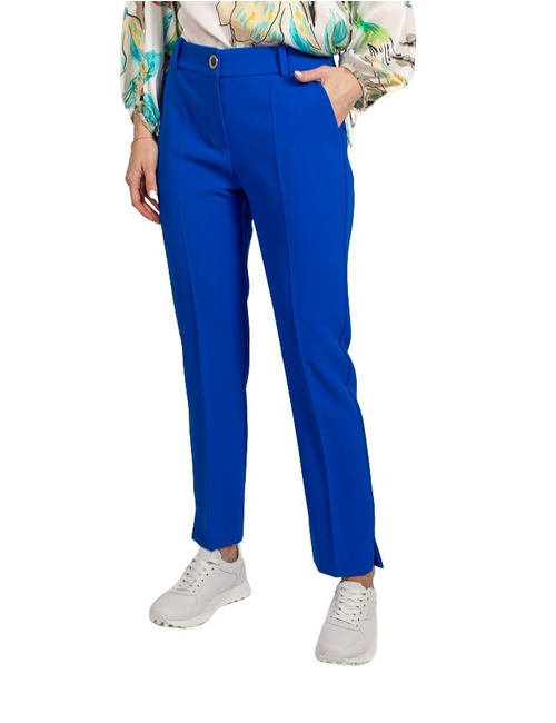 Due Amanti geklede broek kobaltblauw