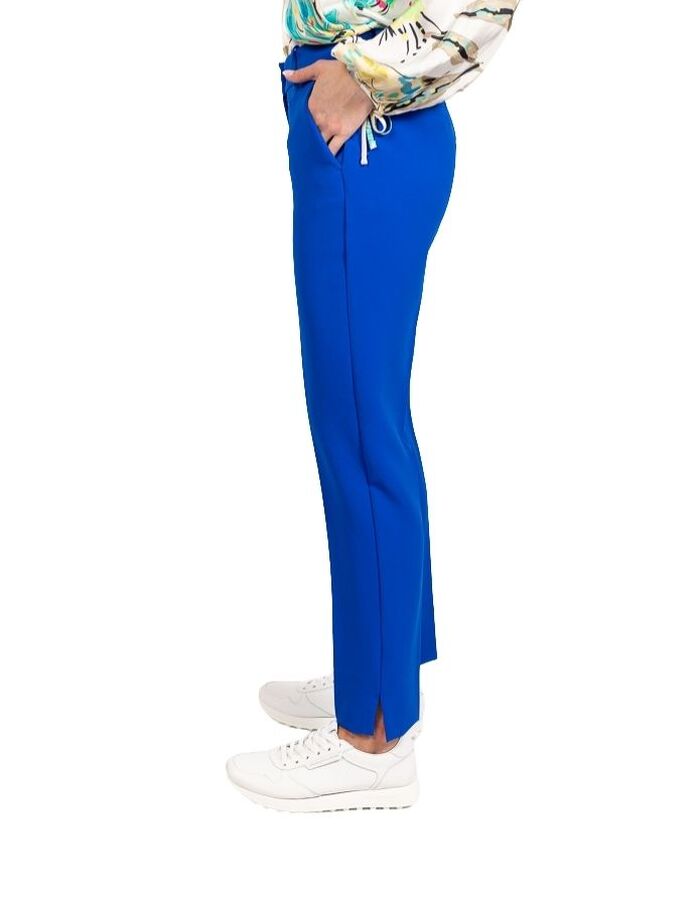 Due Amanti geklede broek kobaltblauw