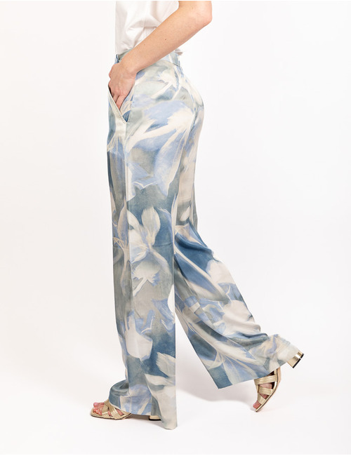Raffaello Rossi geklede broek blauw