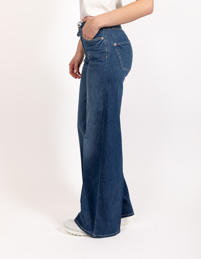 Raffaello Rossi regular fit jeans donkere washing