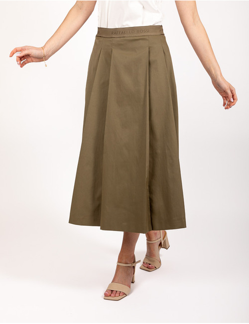 Raffaello Rossi lange rok kaki