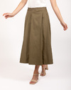 Raffaello Rossi lange rok kaki