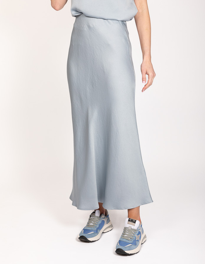 Drykorn lange rok blauw
