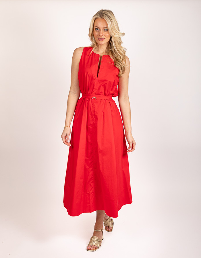 Twinset lang kleed rood