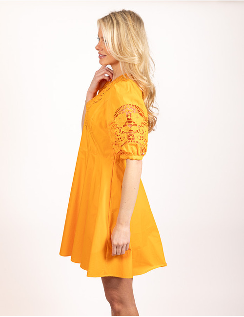 Twinset kort kleed geel