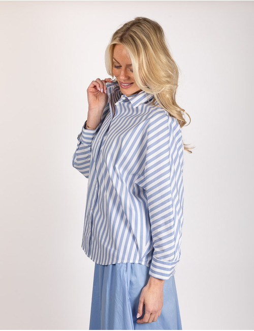 Lalotti lange mouw bloes blauw