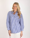 Lalotti lange mouw bloes blauw