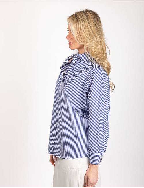 Lalotti lange mouw bloes blauw