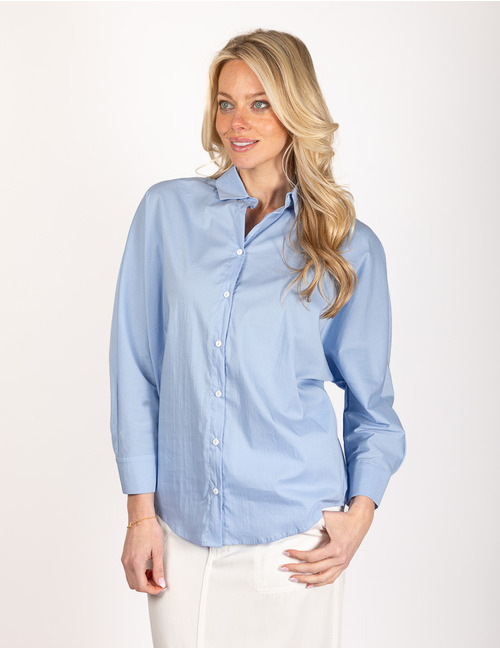 Lalotti lange mouw bloes blauw