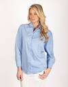 Lalotti lange mouw bloes blauw