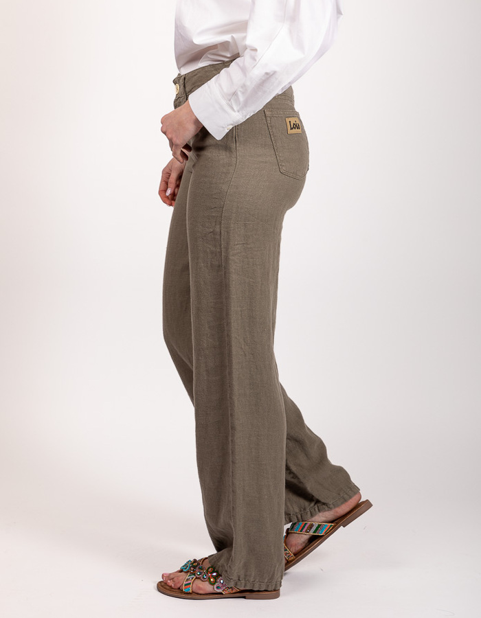 Lois Jeans geklede broek kaki