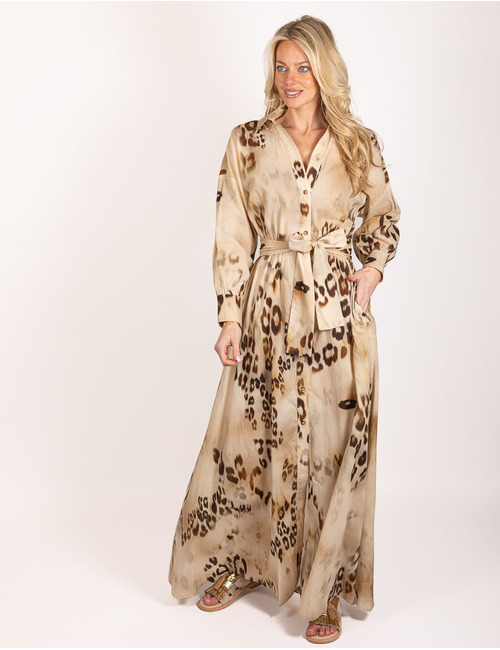 Access lang kleed leopard