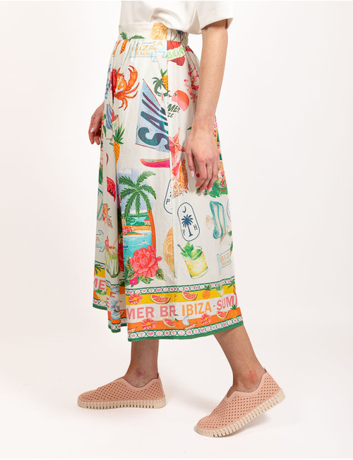Princess Goes Hollywood midi rok multicolor